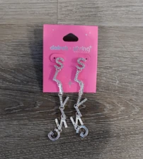 Claire's x Sliving By Paris Hilton Official Jewelry Crystal Earrings NEW RARE