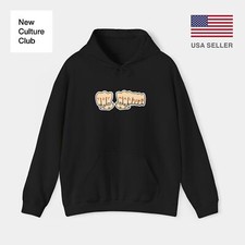 Fists Toy Machine Skateboard 00s Vintage Classic Hoodie Print