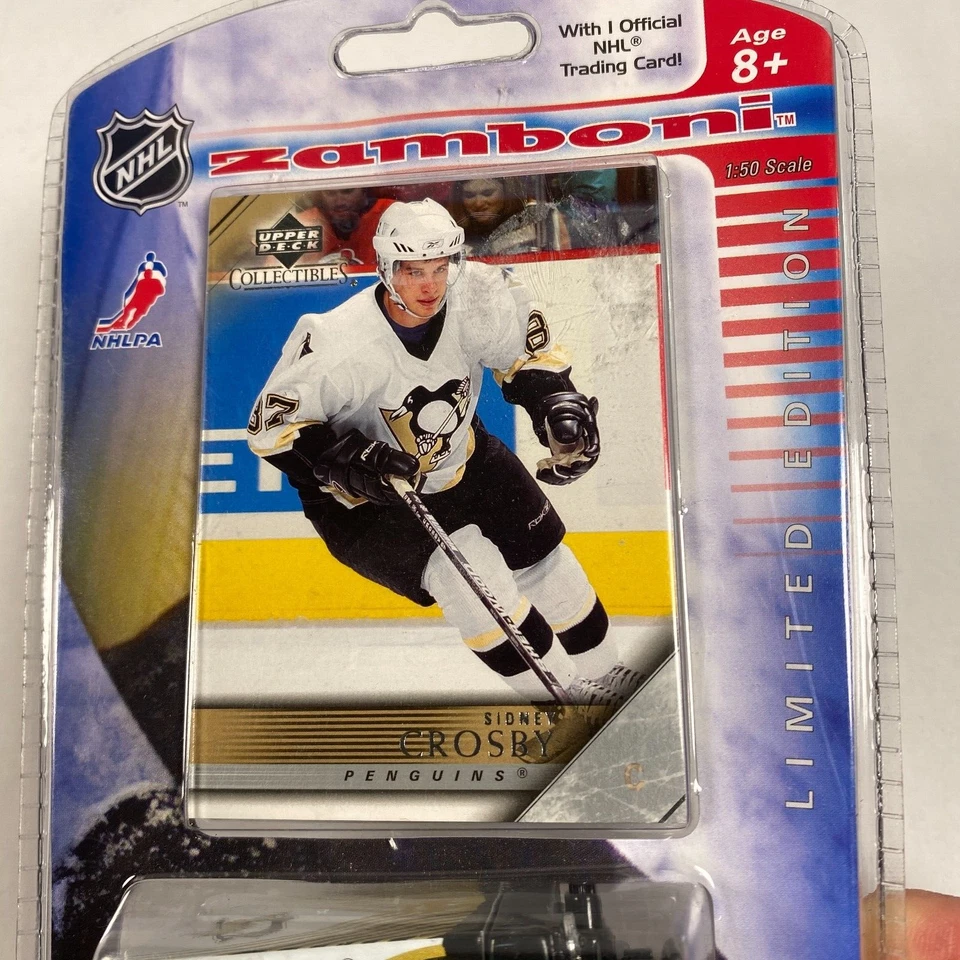 Zamboni fundido a presión Sidney Crosby 2005 Pittsburgh Penguins cubierta superior coleccionables Foto 2 de 4