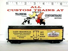 HO SCALE CUSTOM LETTERED LAZY MAGNOLIA BREWERY KILN MS. REEFER  🍺🍺🍺🍺