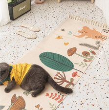 New BoHo cotton runner with tassel long rug carpet bathroom mat kids Gift 2 5ft