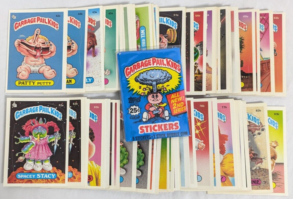 2-STAR ASTERISK SET 1985 Garbage Pail Kids OS2 2nd LIVE MIKE SCHIZO FRAN MINT
