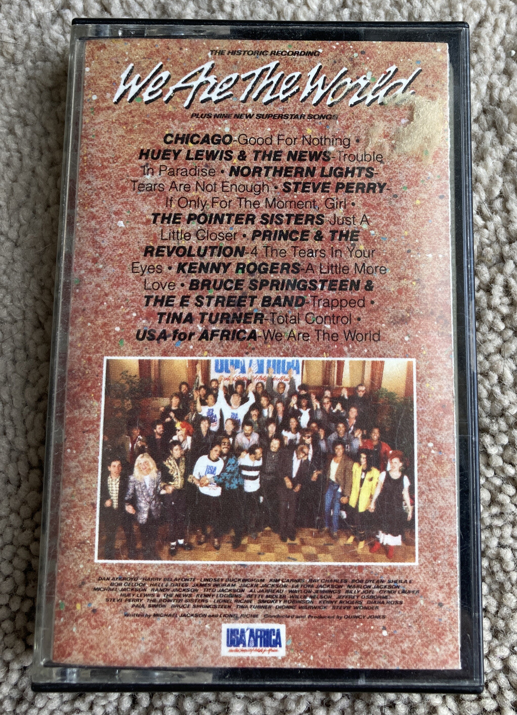We Are The World Columbia Music Cassette Ust 1985 Compilation For Sale Online Ebay