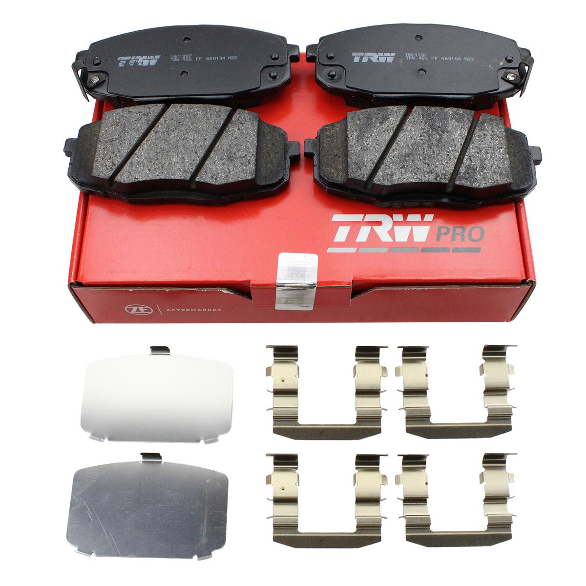 TRW Pro Front Ceramic Brake Pad Set Clip For Hyundai Elantra Kia