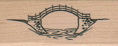 Structure Stamp Sign Bridge 1 1/4 x 2 1/2