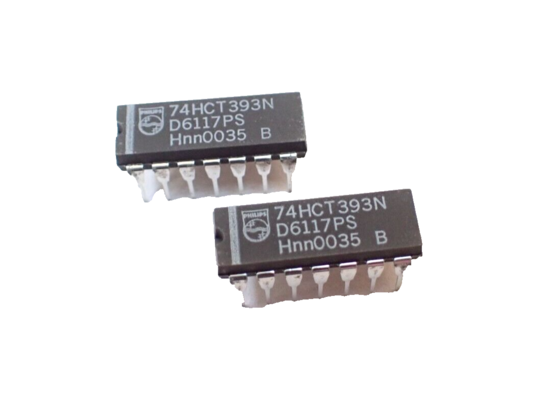 Philips 74HCT393N Dual 4-bit binary ripple counter 74HCT393 DIL14 UK STOCK  x5pcs | eBay UK