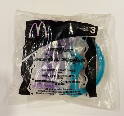 NIW Disney's Inspector Gadget 2 McDonalds Happy Meal Toy Helicopter Hat  #3 NEW