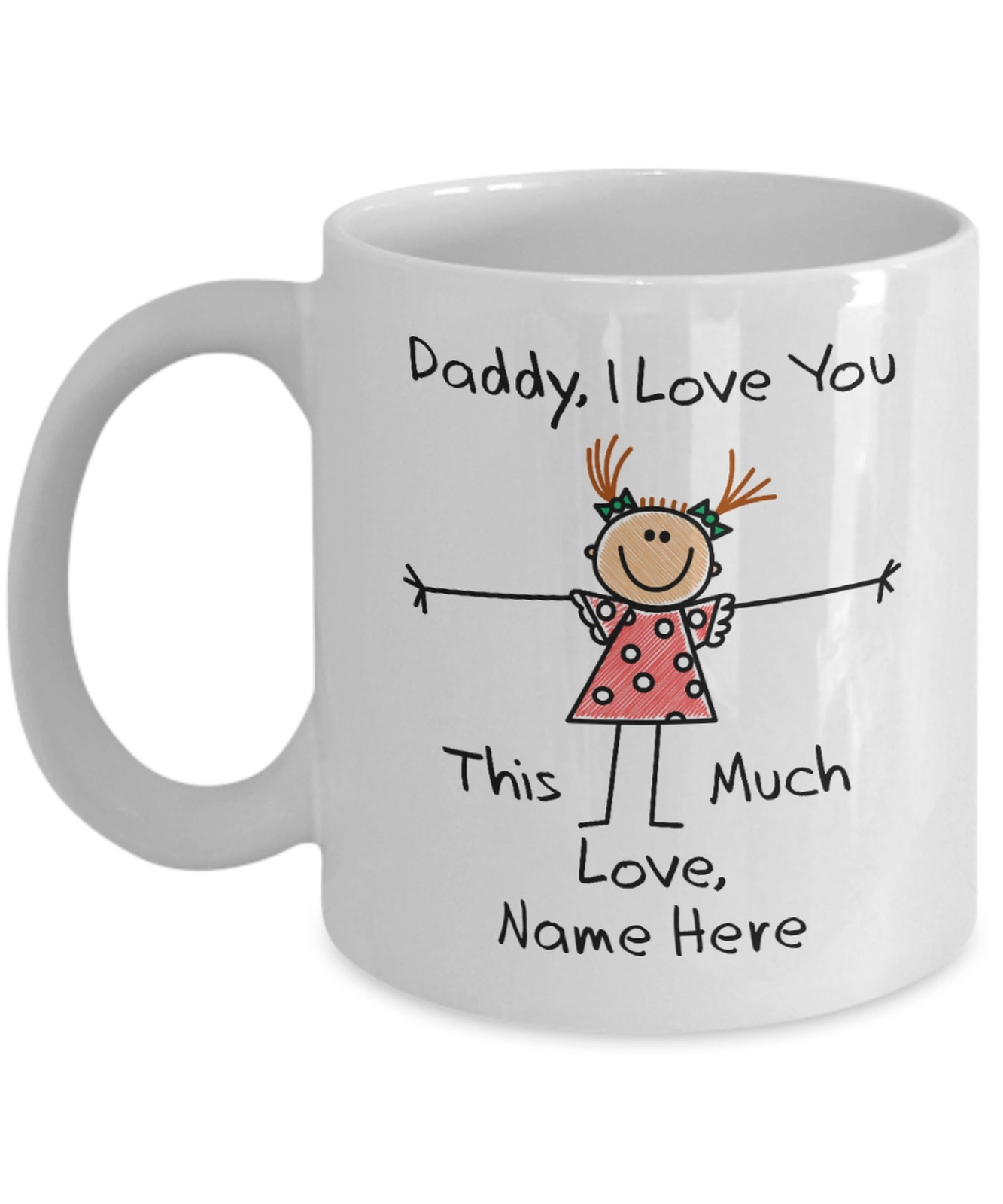 Personalized Dad Coffee Mug Gift From Daughter Dad Birthday Gift From Daughter