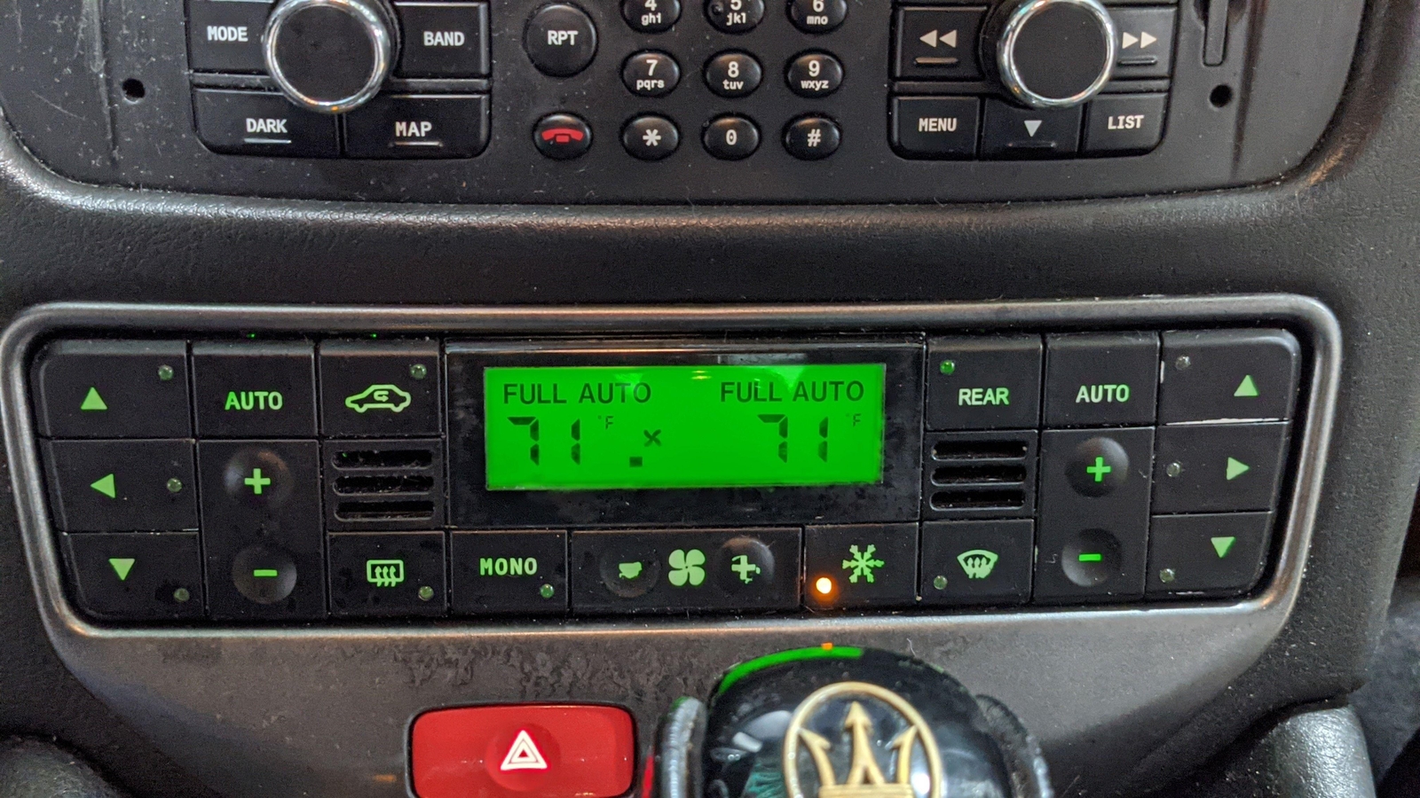 2010 Maserati Granturismo OEM Auto Heater A/C Climate Control Panel