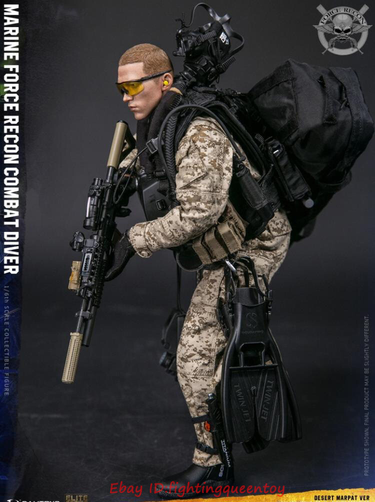 1/6 DAMTOYS 78056 USMC Marine Corps Reconnaissance Combat Diver