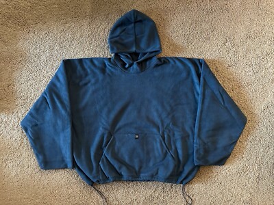 Size M: Yeezy Gap Balenciaga Oversized Polar Fleece Hoodie Blue