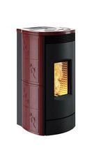 Stufa pellet Caminetti Montegrappa ALPINA MX16 14kW ERMETICA canalizzata maio...