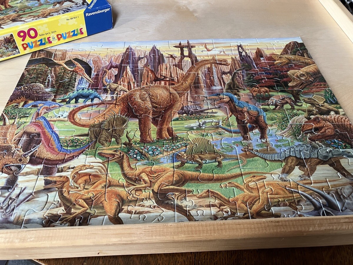 2002 Ravensburger Dinosaur Kingdom Puzzle in Puzzle 90 Pieces | eBay