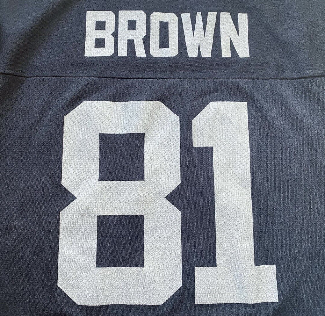NFL レイダース　T .BROWNユニフォーム　Lサイズ NFL レイダース T .BROWNユニフォーム Lサイズ NFL レイダース