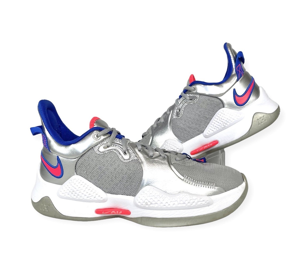 Nike PG CW3143-005 Paul George Silver Basketball Sneakers Size