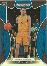 2019-20 Panini Prizm Draft Picks - #39 Justin James Blue Prizm SP RC