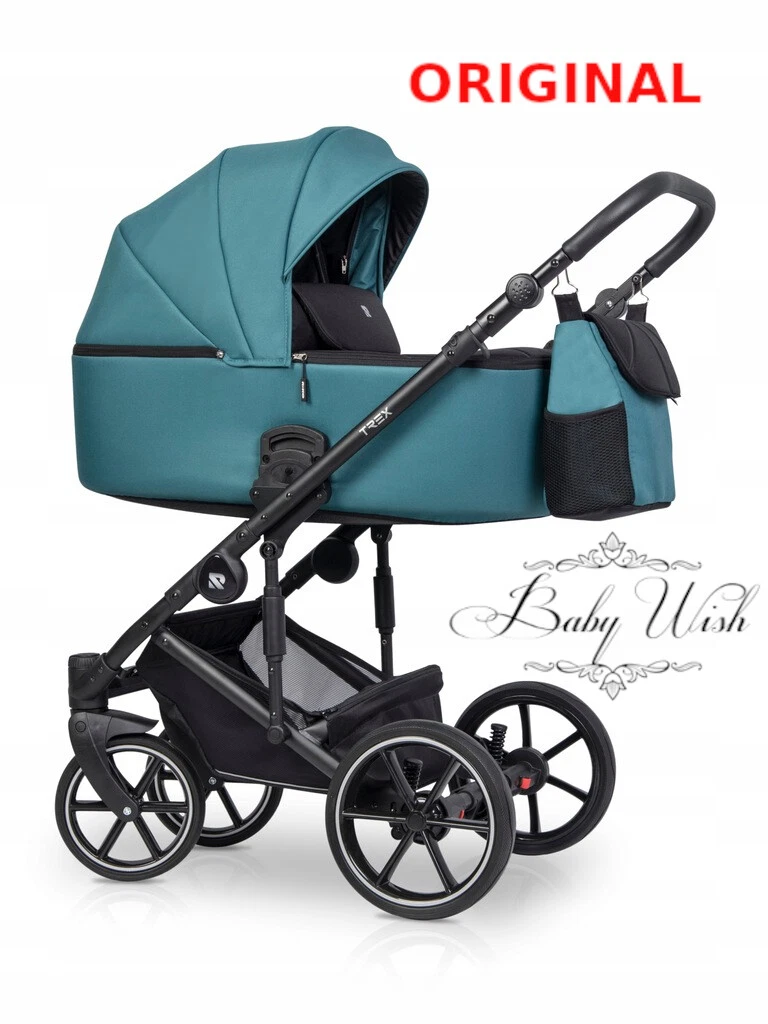 RIKO TREX BABY STROLLER PRAM 2IN1 CARRYCOT + PUSHCHAIR