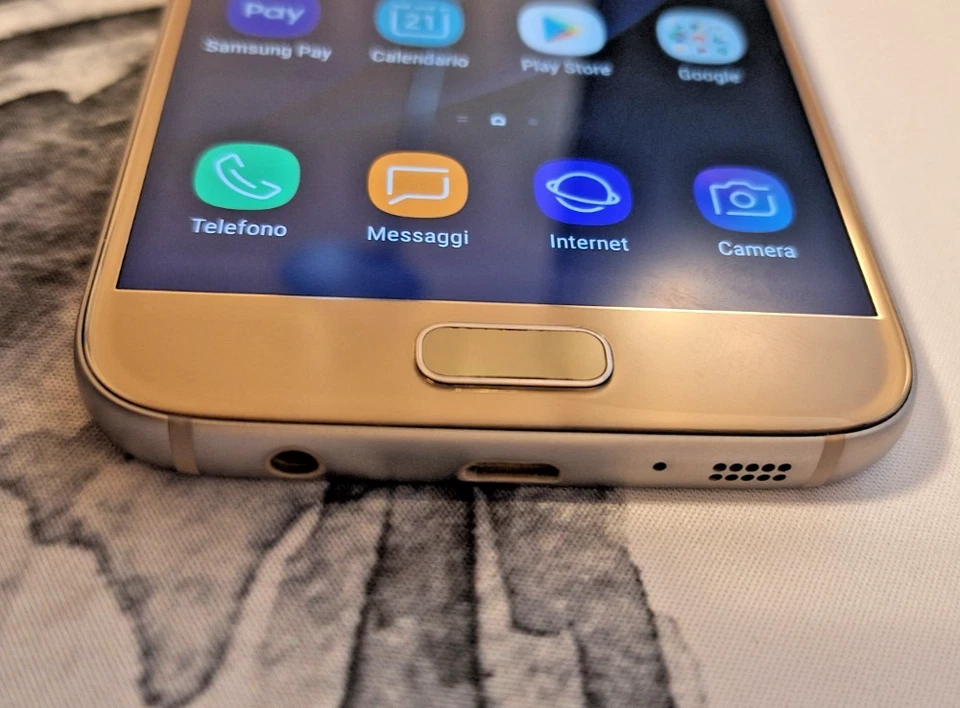 SMARTPHONE SAMSUNG GALAXY S7 SM G930F  32 GB 5.1" 4G LTE 12MP + Cover OMAGGIO - Immagine 4 di 4