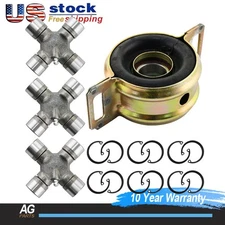 For Toyota Tundra Tacoma Drive shaft Center Support Bearing and U Joints 4pcs G4