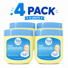 4-pack-Baby Love Personal Care Petroleum Jelly Baby Fresh Scent 6 oz ea.