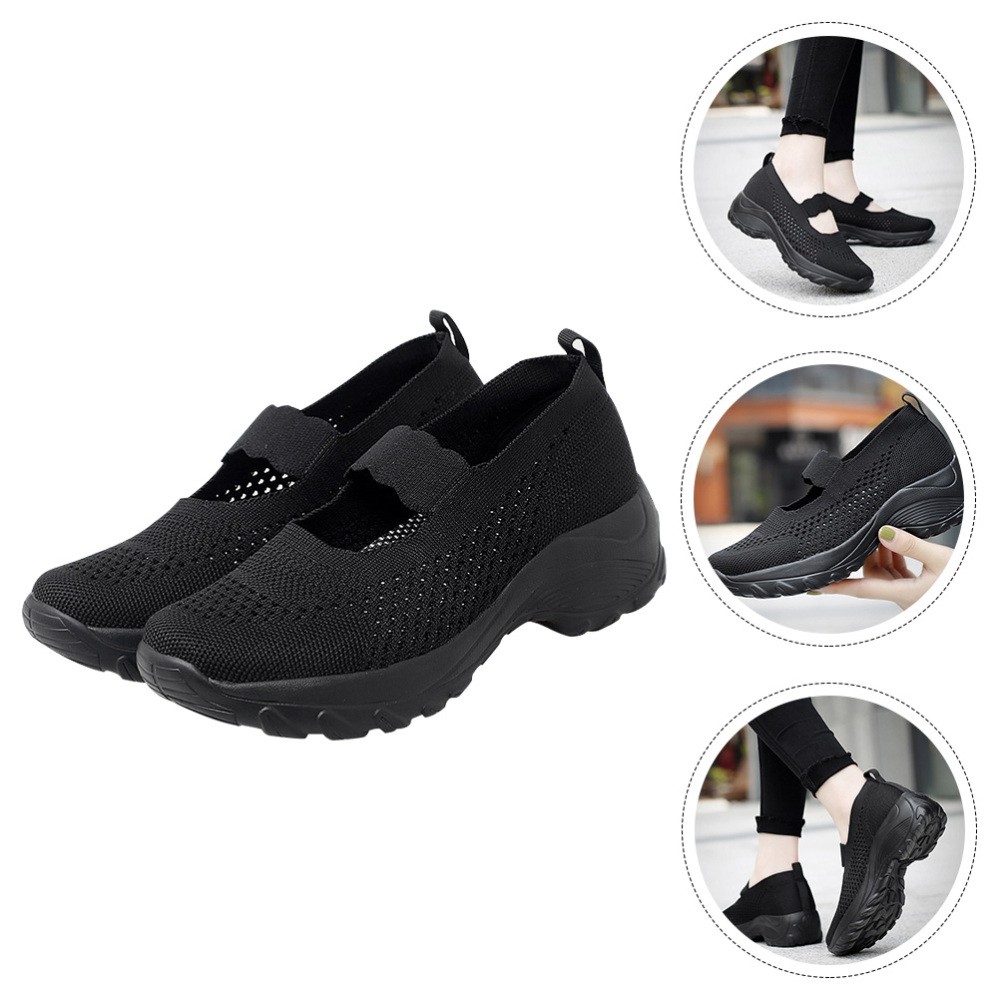 SAOLA Scarpe Casual Aumento Altezza Donna Donna Donna Maglia Traspirante