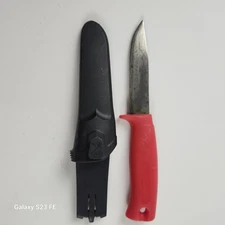 Frosts Mora Sweden Kolstal HighCarbon Steel Knife with Scabbard Swedish, Light