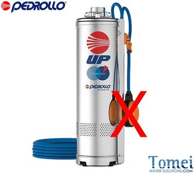 Tauchpumpe Mehrstufig Wasserpumpe PEDROLLO UP 4/3 0,75Hp 400V