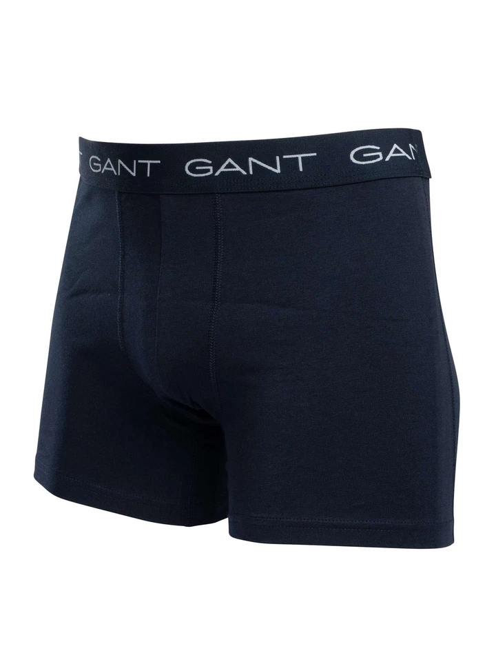 GANT Pour des hommes Pack de 3 boxers, Bleu - Photo 3/4