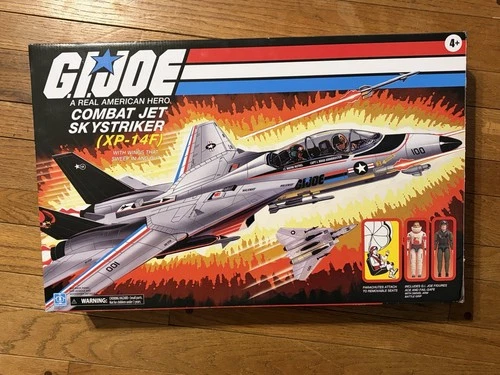GI Joe Haslab Skystriker 3.75 Loose Complete Vehicle w/ Box NO FIGURES NM Hasbro