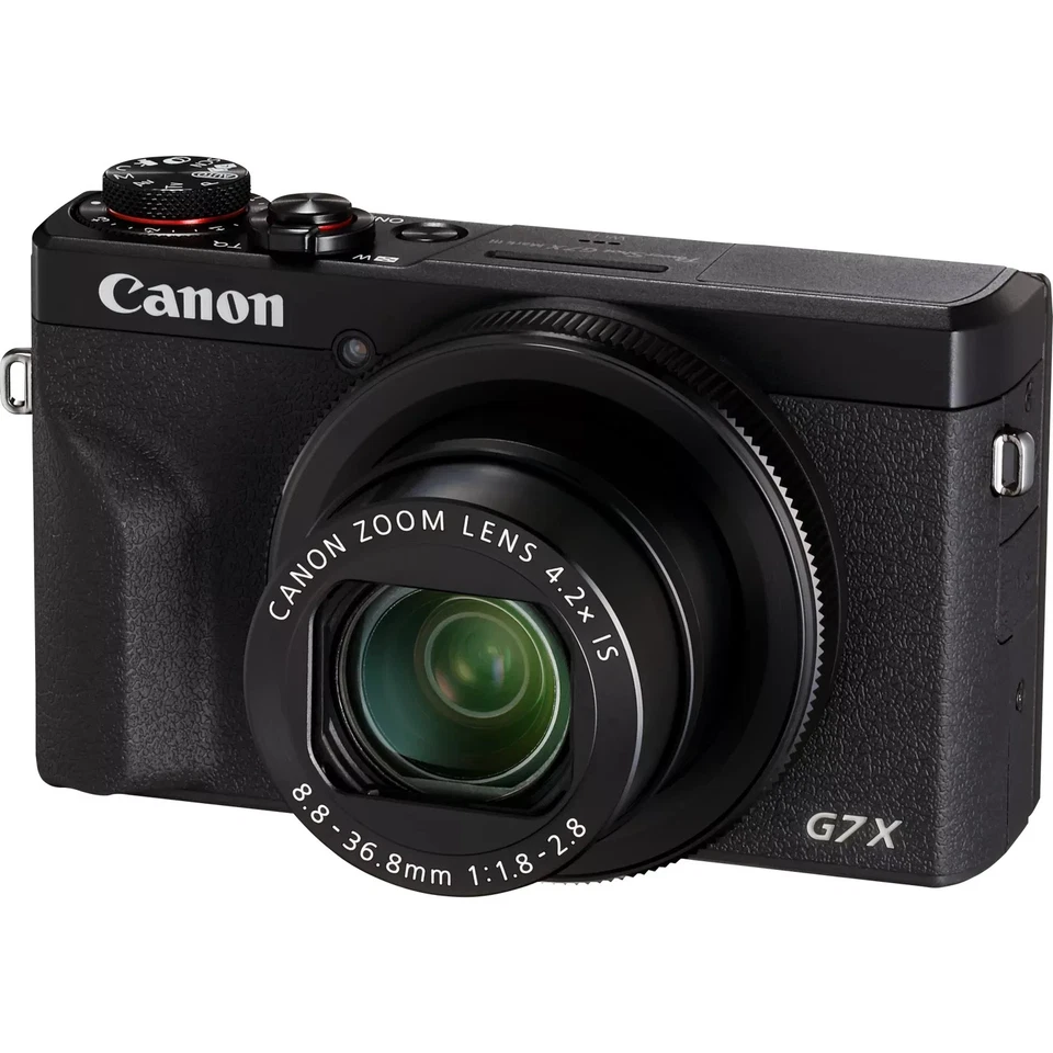 Canon PowerShot G7 X Mark III Digitalkamera 20,1MP Kompaktkamera Schwarz Neu OVP - Bild 2 von 4