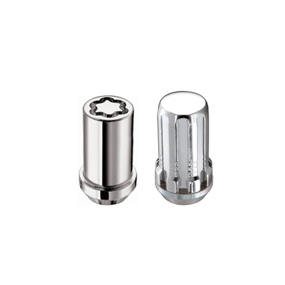 Kit de tuercas de accionamiento spline estilo afinador cromado McGard 65515 M14 x 1,5 rosca tamaño 2 Foto 2 de 4