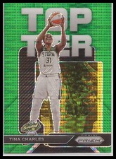 2023 Panini Prizm WNBA Top Tier Green Pulsar Prizm /25 Tina Charles #13
