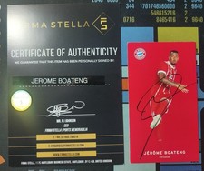 Jerome Boateng Signed 6"x3" Photo With COA