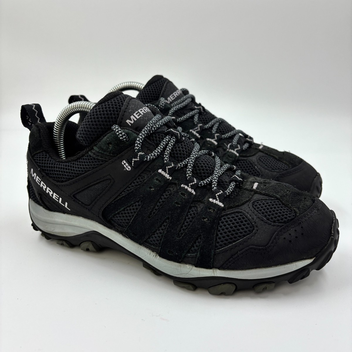 Merrell Accentor Womens US Hiking Boots Shoes Low Black
