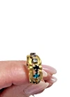 Vintage Mother's Ring w/ 5 stones  Estate Sale Find Costume Jewelry