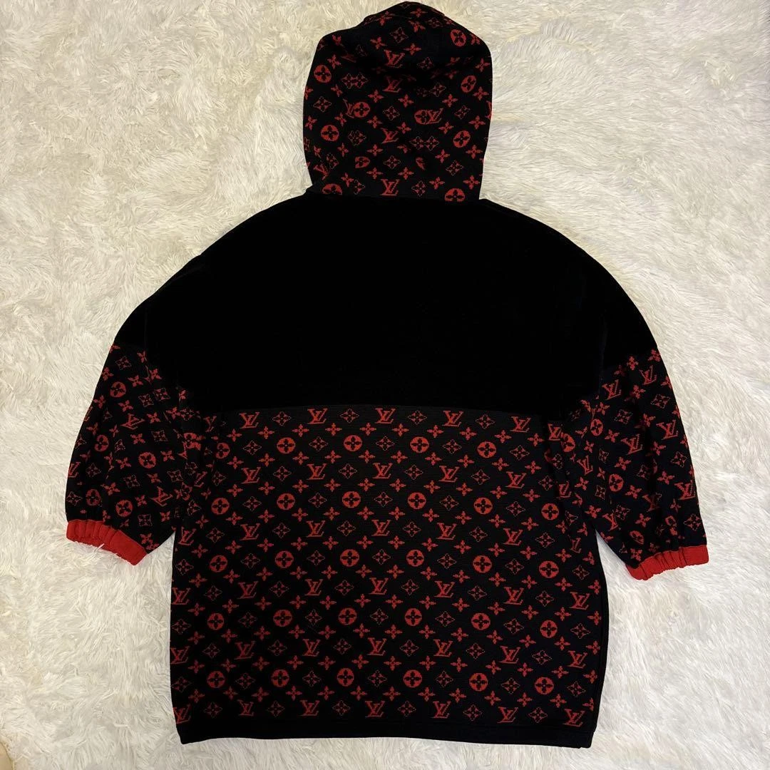 LOUIS VUITTON（LV） Louis Vuitton Grade Monogram Jacquard giacca oversize con cappuccio m7_0712