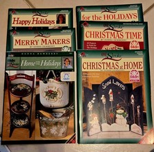 Donna Dewberry Set of 6 One StrokePainting Books - Holiday/Christmas