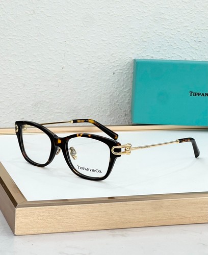 Tiffany & Co. OTF2266F Butterfly Cat Eye Eyeglasses Black Tortoise Gold Clear