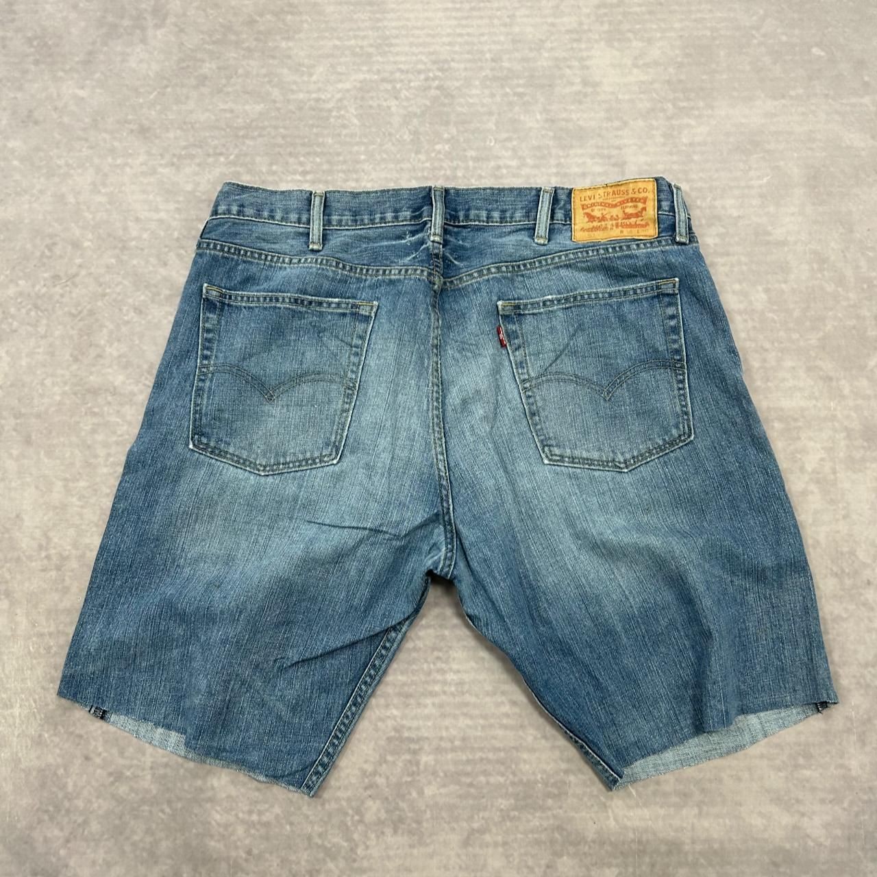 Levi's Shorts Cut Off Denim Shorts Men's 38 thumbnail 4