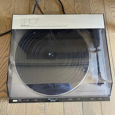 DENON quotes DP-10F record player w/ DL-65 stylus Vintage hi-fi audio equipment