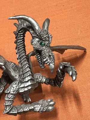 rawcliffe pewter dragon 3937 Rare Green Eyes