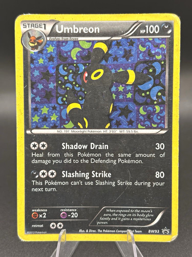 The Pokémon Company Umbreon BW93 Black & White Promo Holo 100 HP EN 2013