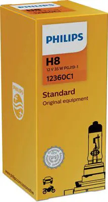 Light bulb H8 12360C1 PHILIPS for RENAULT FORD VW MITSUBISHI PORSCHE SEAT NISSAN