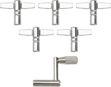 6Pcs Drum Keys Continuous Motion Speed Key Compatible with Drum Tuning Key Pe