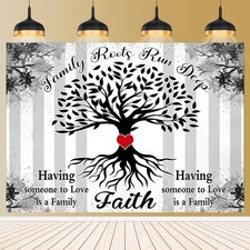 Family Reunion Backdrop 9x6ft Tree Photo Photography Background Props