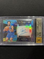 2018 Select Tie-Dye Prizm Jalen Brunson Rookie Auto /25 #RS-JBR BGS 9.5 GEM MINT