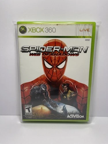 Spider-Man: Web of Shadows (Microsoft Xbox 360, 2008) CIB ~Clean Disc👀 Rare🔥