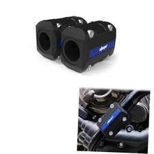 1 Pair 22mm/25mm/28mm Motorcycle Engine Guard Bumper Crash Bar Blue