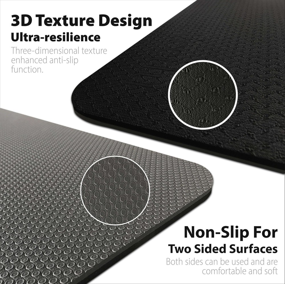 Thick 10MM Non-Slip Yoga Mat with Strap for Comfort and Stability