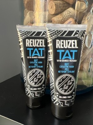 Buff Exfoliating Wash by Reuzel for Men - 3.38 oz Scrub For Tattoos